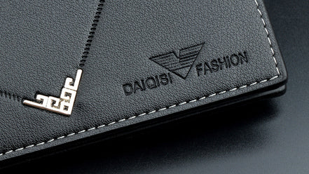 NEW Men Luxury PU Leather Wallet ID Credit Bank Card Holder Purse Checkbook Money Long Clutch Bifold Male Standard Wallets