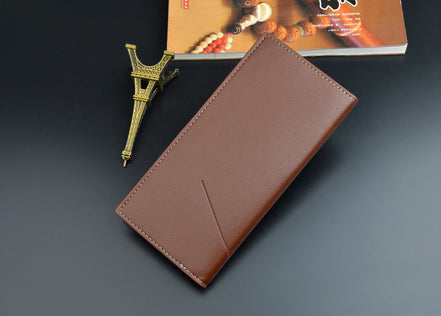 NEW Men Luxury PU Leather Wallet ID Credit Bank Card Holder Purse Checkbook Money Long Clutch Bifold Male Standard Wallets