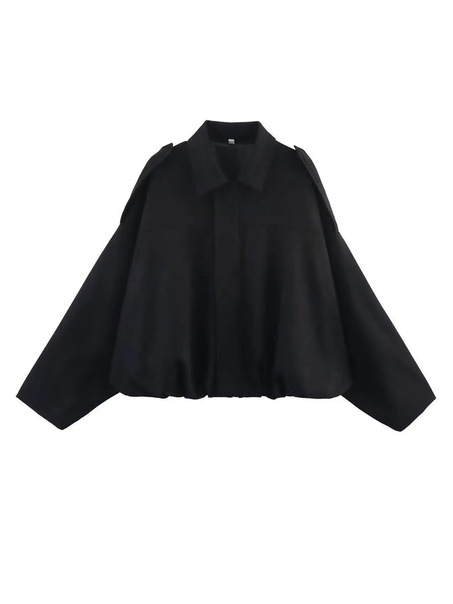 Retro Style Suede Jacket Zipper Collar Outerwear for Women Medium Thickness Long Sleeve Street Fashion Loose Fit Autumn Winter