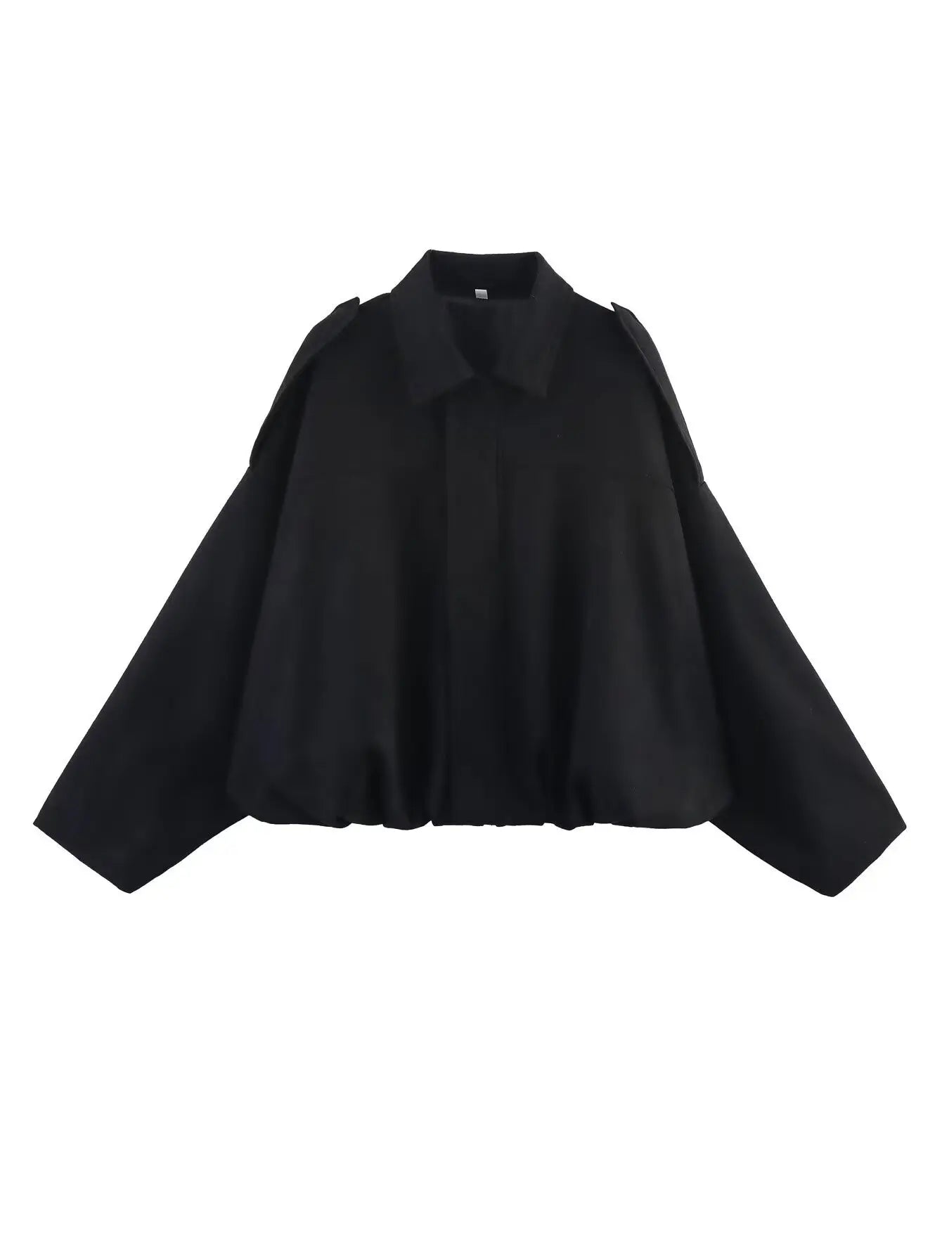Retro Style Suede Jacket Zipper Collar Outerwear for Women Medium Thickness Long Sleeve Street Fashion Loose Fit Autumn Winter