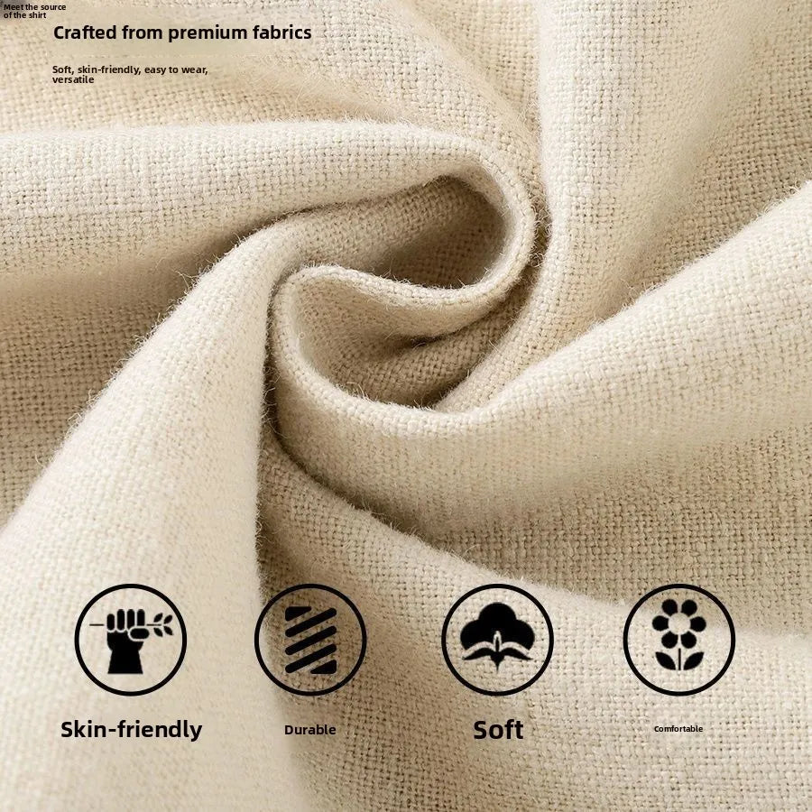 l Linen Cotton Linen Casual Straight Leg Pants Breathable Mungo Elastic ket Sle Lazy Feeling Trousers
