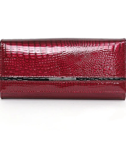 Luxury Brand Ladies Wallet Genuine Leather Purse Bag Long Real Cow Leather Woman Wallet for Coins and Cards