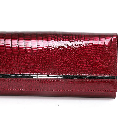 Luxury Brand Ladies Wallet Genuine Leather Purse Bag Long Real Cow Leather Woman Wallet for Coins and Cards