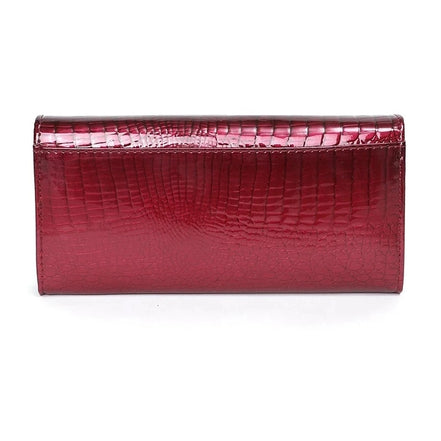 Luxury Brand Ladies Wallet Genuine Leather Purse Bag Long Real Cow Leather Woman Wallet for Coins and Cards
