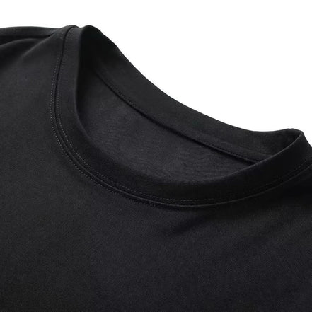 Lightning Petal Printed Short Sleeve T-Shirt Men's and Women's Loose High Street Street Trend Brand Clothes
