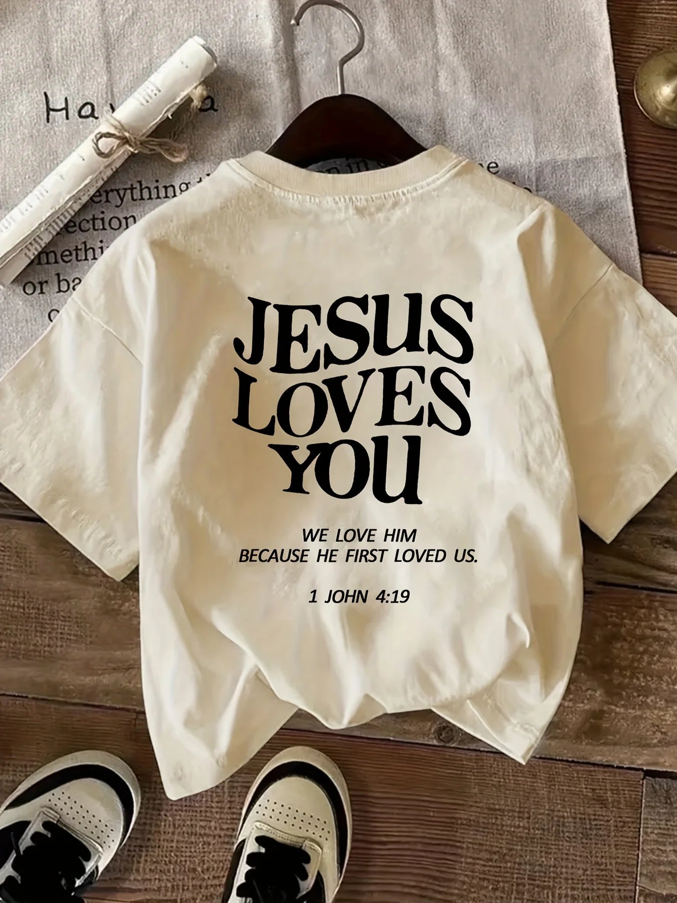 2026 New Women's Round Neck Letter Print Fashion Short Sleeve Casual T-Shirt, 