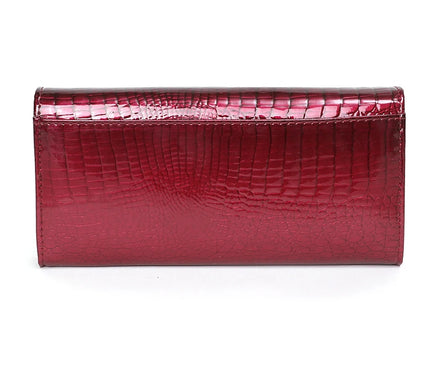 Luxury Brand Ladies Wallet Genuine Leather Purse Bag Long Real Cow Leather Woman Wallet for Coins and Cards