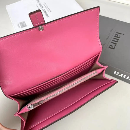 Luxury Genuine Leather Women Long Wallet  Female Card Holder Clutch Bag Classic Ladies Fashion Design Leather Coin Purse