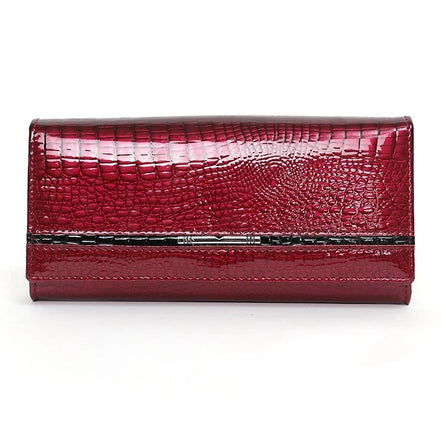 Luxury Brand Ladies Wallet Genuine Leather Purse Bag Long Real Cow Leather Woman Wallet for Coins and Cards
