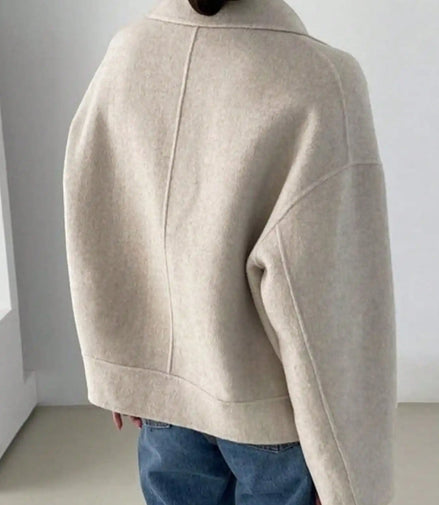 Women's Fall Winter Jacket Dress, Retro Simple Style Casual Full Match Cardigan, Ladies Autumn Winter, Fashionable Women's Cloth